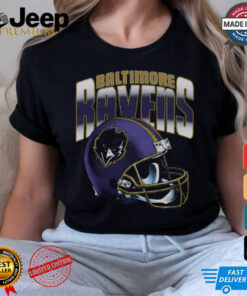 Baltimore Ravens Gradient Helmet shirt