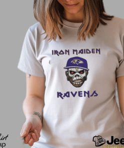 Baltimore Ravens Iron Maiden Rock Band Music T Shirt