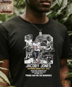 Baltimore Ravens Jacoby Jones Thank You For The Memories Signature shirt