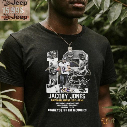 Baltimore Ravens Jacoby Jones Thank You For The Memories Signature shirt