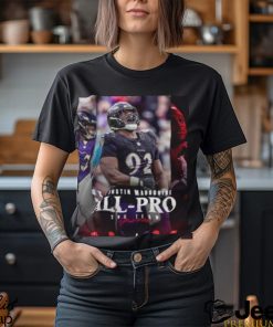 Baltimore Ravens Justin Madubuike DT 2023 Season NFL Associated Press All Pro Second Team Poster Classic T Shirt