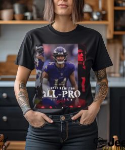 Baltimore Ravens Kyle Hamilton S 2023 Season NFL Associated Press All Pro First Team Poster Unisex T Shirt