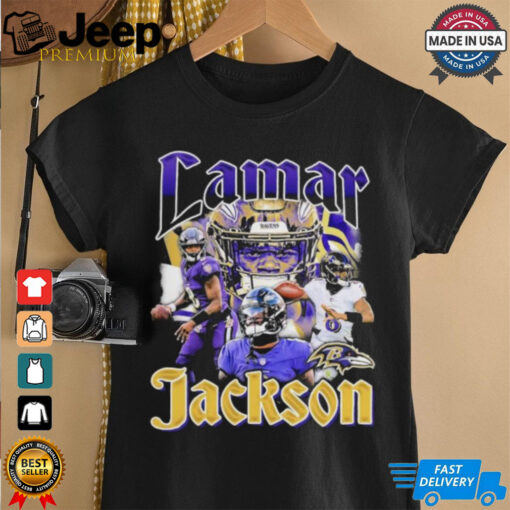 Baltimore Ravens Lamar Jackson Notorious Player T Shirts