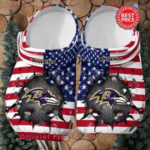 Baltimore Ravens NFL New For This Season Trending Crocs Clogs Shoes