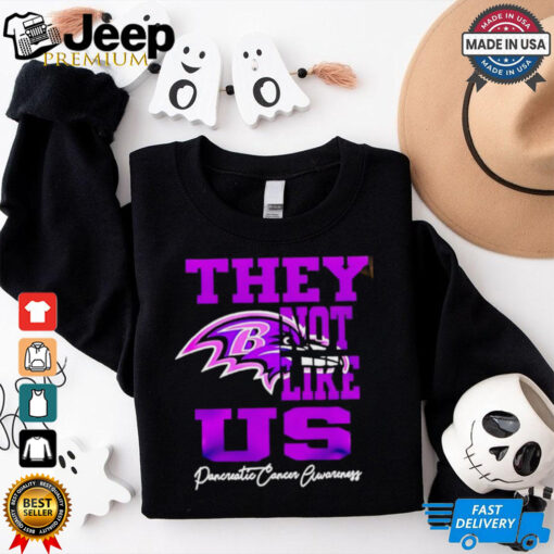 Baltimore Ravens Pancreatic Cancer Awareness They Not Like Us shirt