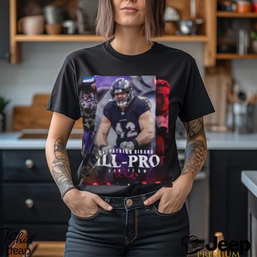 Baltimore Ravens Patrick Ricard FB Season 2023 NFL Associated Press All Pro Second Team Poster Classic T Shirt