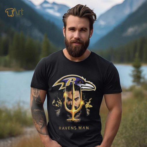 Baltimore Ravens Ravens Man x Aquaman 2024 T Shirt