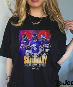 Baltimore Ravens Saturday Jan 20 2024 Poster Shirt