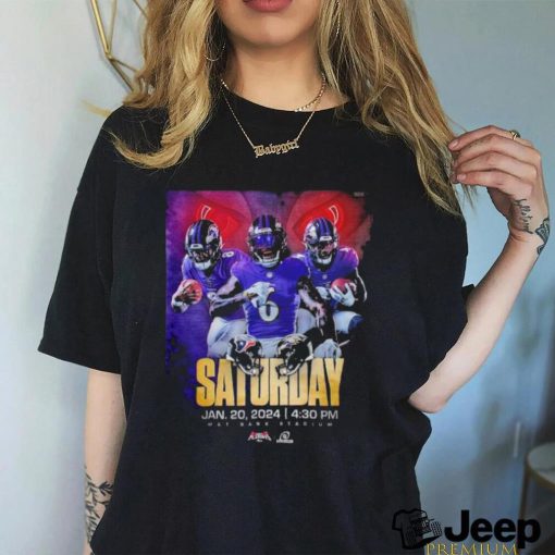 Baltimore Ravens Saturday Jan 20 2024 Poster Shirt