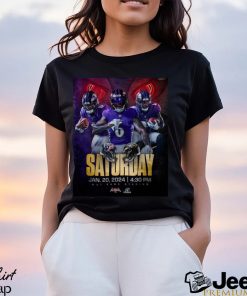 Baltimore Ravens Saturday Jan 20 2024 Shirt