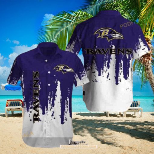 Baltimore Ravens Trending Model 1 Hawaiian Shirt, Tropical Shirt For Men