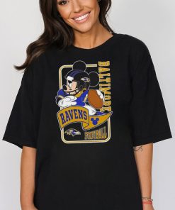 Baltimore Ravens Wildcard Mickey Disney Shirt