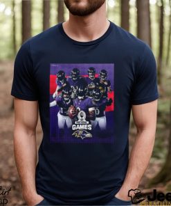 Baltimore Ravens Your Ravens Pro Bowlers Team Up 2024 NFL Pro Bowl Games Poster Unisex T Shirt