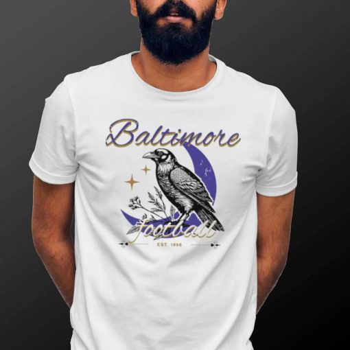 Baltimore Ravens football est 1996 bird t shirt