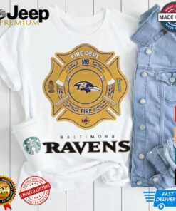 Baltimore Ravens shirt Firefighter Appreciation logo
