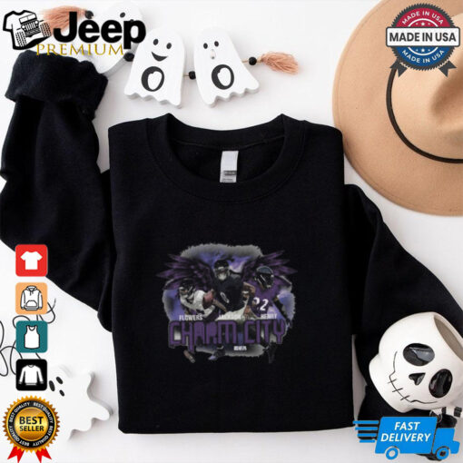 Baltimore football charm city trio shirt