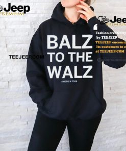 Balz To The Walz America 2024 Ladies Boyfriend Shirt