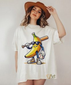 Banana Baseball Lover Cool Game Shirt