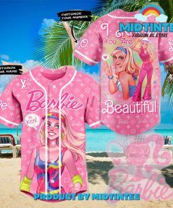 Barbie x Louis Vuitton Beautiful Customized Baseball Jersey