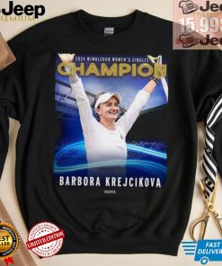 Barbora Krejčíková 2024 Wimbledon Women’s Singles Champion shirt