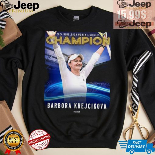 Barbora Krejčíková 2024 Wimbledon Women’s Singles Champion shirt