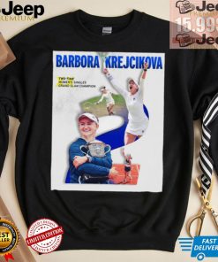 Barbora Krejčíková Two Time Women’s Singles Grand Slam Champion 2024 shirt