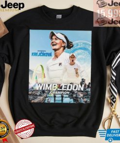 Barbora Krejčíková Women’s Singles Wimbledon Champion 2024 shirt