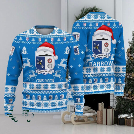 Barrow AFC EFL 2024 Ugly Christmas Sweater