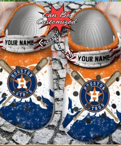 Baseball Crocs – H.Astros Personalized Watercolor New Clogs Shoes