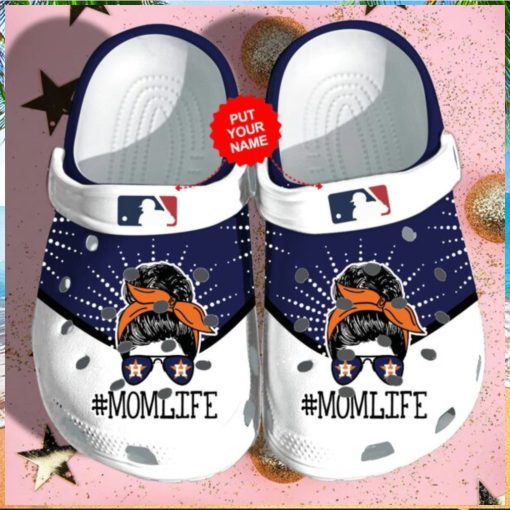 Baseball Crocs – Houston Astros Mom Life Clogs Shoes Colorful For Unisex