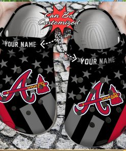 Baseball Crocs – Personalized A.Braves Star Flag Clogs Shoes