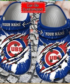 Baseball Crocs – Personalized C.Cubs Ripped Claw Clogs Shoes