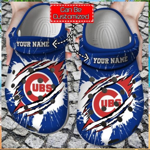 Baseball Crocs – Personalized C.Cubs Ripped Claw Clogs Shoes