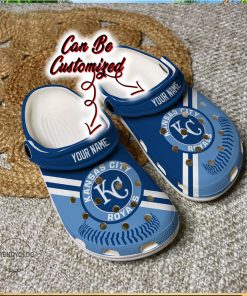 Baseball Kansas City Royals Personalized Baseball Logo Team Clog Shoes