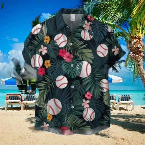Baseball Pattern Hawaiian Shirt Impressive Gift