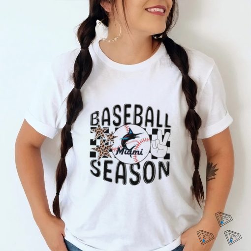 Baseball Season Miami Marlins stars logo 2024 shirt