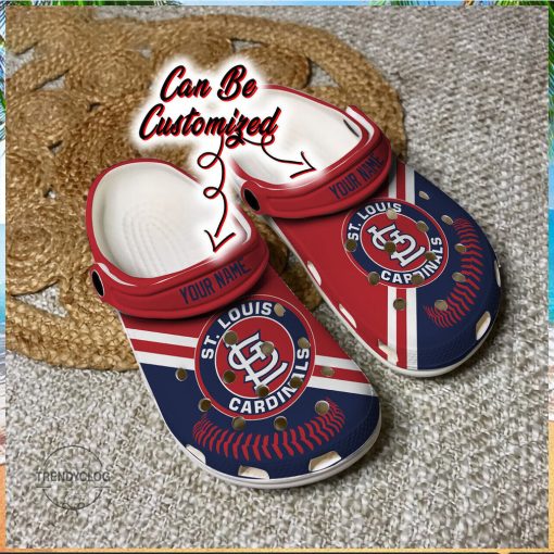 Baseball St. Louis Cardinals Personalized Logo Team Clog Shoes
