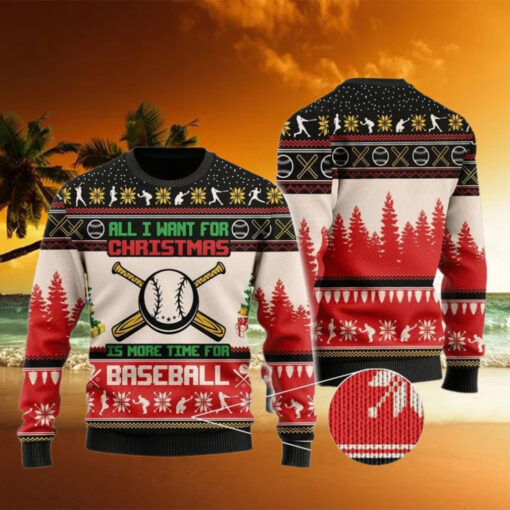 Baseball Ugly Christmas Sweater