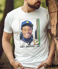 Baseball card art ken griffey jr T shirt