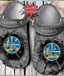 Basketball Golden State Warriors Grey Crocs Men’s Gift