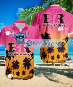 Baskin Robbins Stitch Tropical Hawaiian Shirt Gift For Men And Women