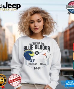 Battle of blue bloods Michigan Wolverines vs Texas Longhorns shirt