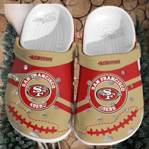 Bay Area 49ers Game Day Crocs