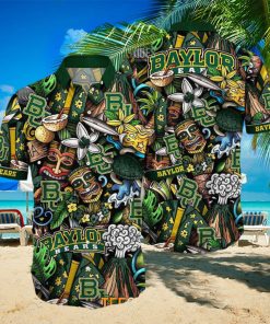 Baylor Bears NCAA Mens Floral Special Design Hawaiian Shirt