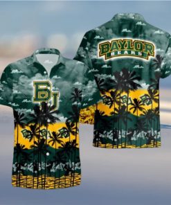 Baylor Bears Palms Tree Hawaiian Shirt