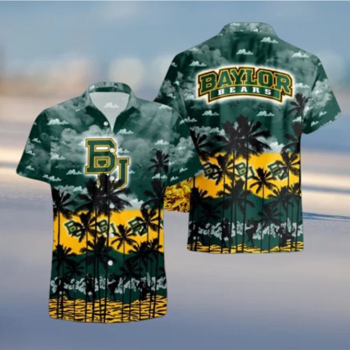 Baylor Bears Palms Tree Hawaiian Shirt