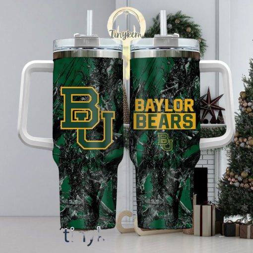 Baylor Bears Realtree Hunting 40oz Tumbler