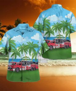 Bayport, New York, Bayport Fire Department Hook & Ladder Company No. 1 The Devils Tower Hawaiian Shirt