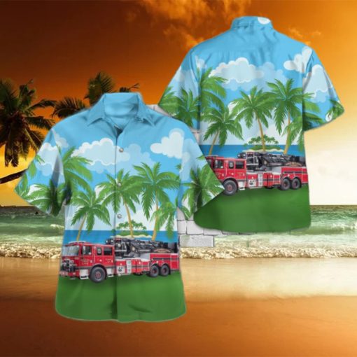 Bayport, New York, Bayport Fire Department Hook & Ladder Company No. 1 The Devils Tower Hawaiian Shirt