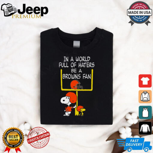 Be A Browns Fan Cleveland Browns x Snoopy Mashup Shirts